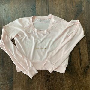 EUC - Spiritual Gangster long sleeve crop top